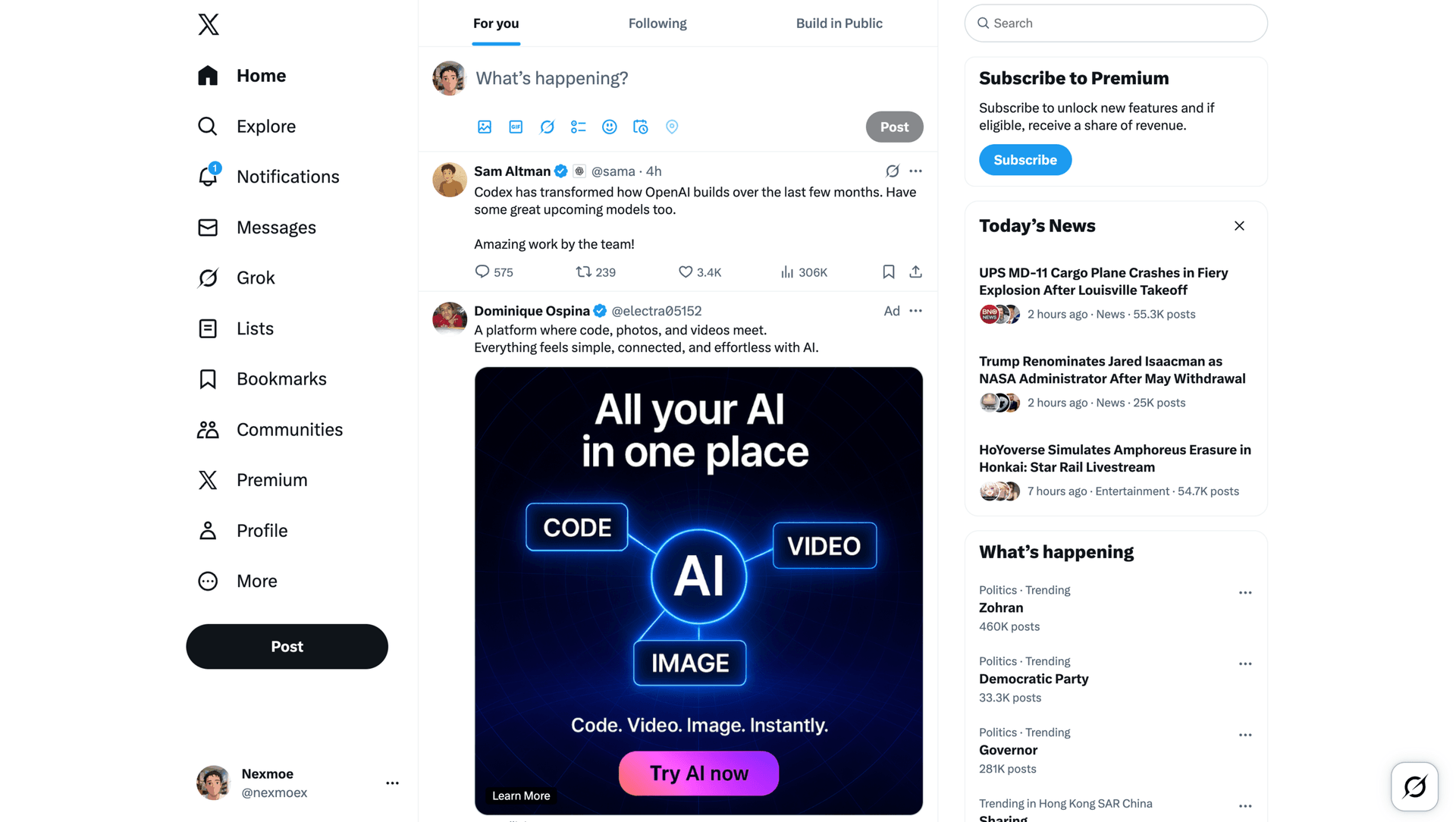 Free Twitter video downloader interface preview