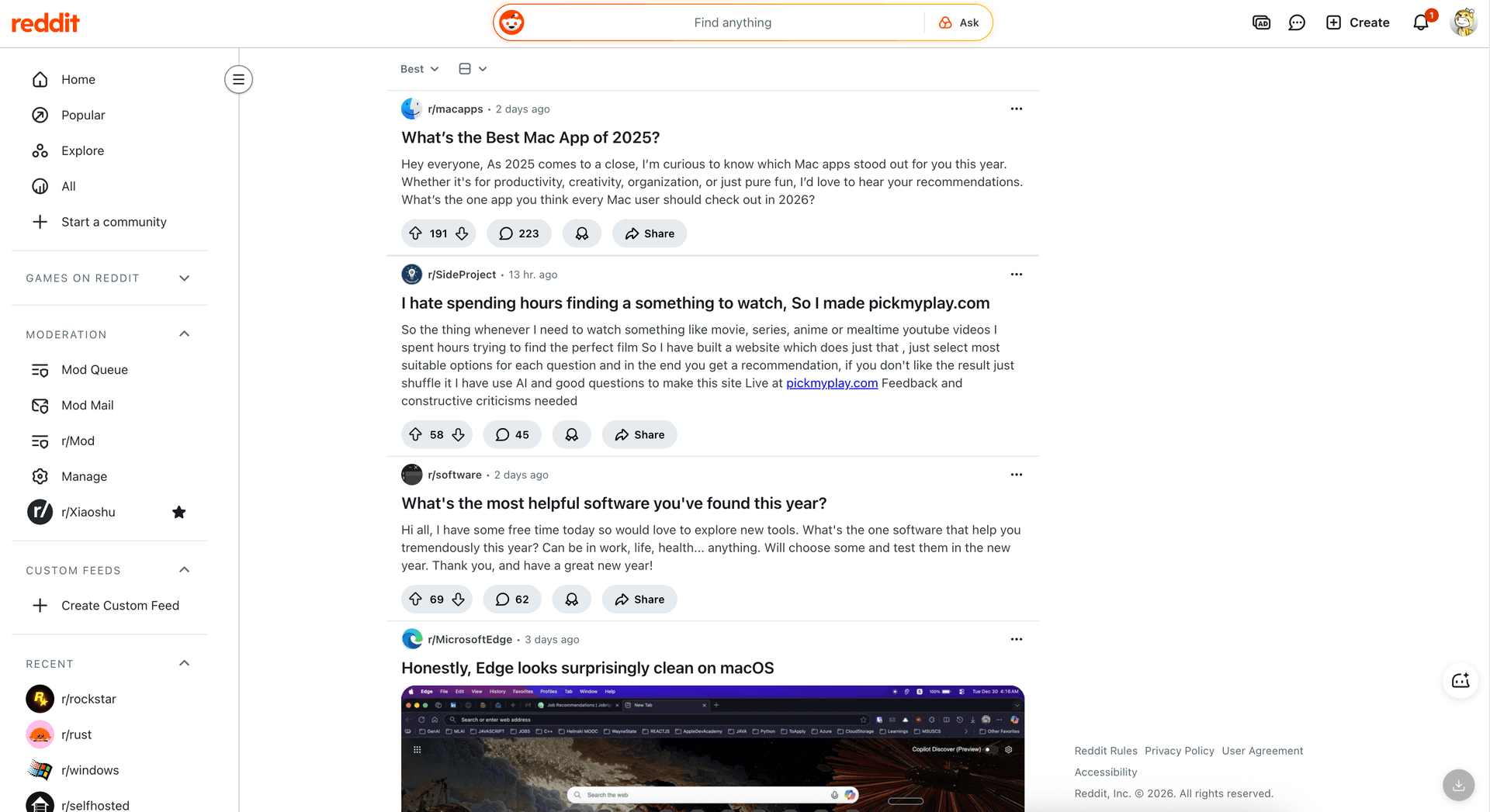 Free Reddit video downloader interface preview