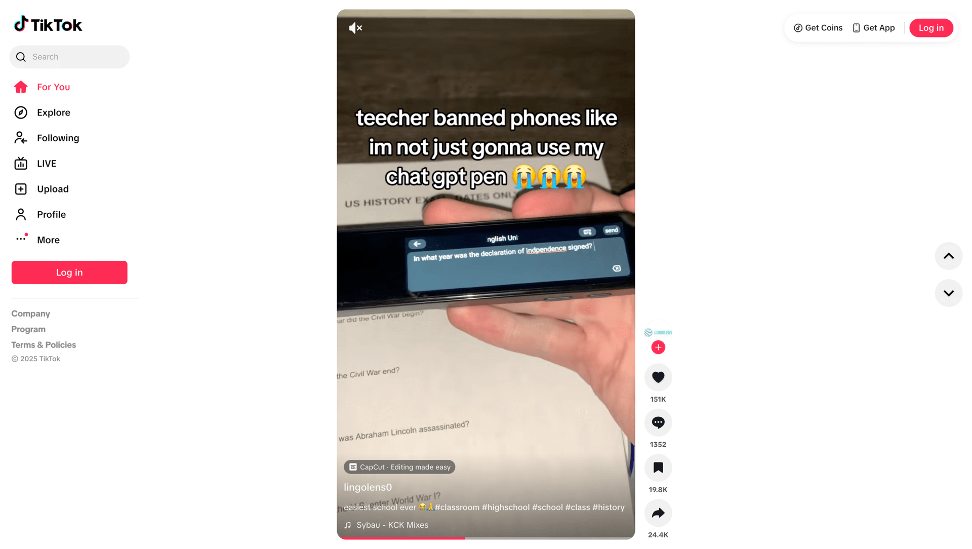 Free TikTok video downloader interface preview